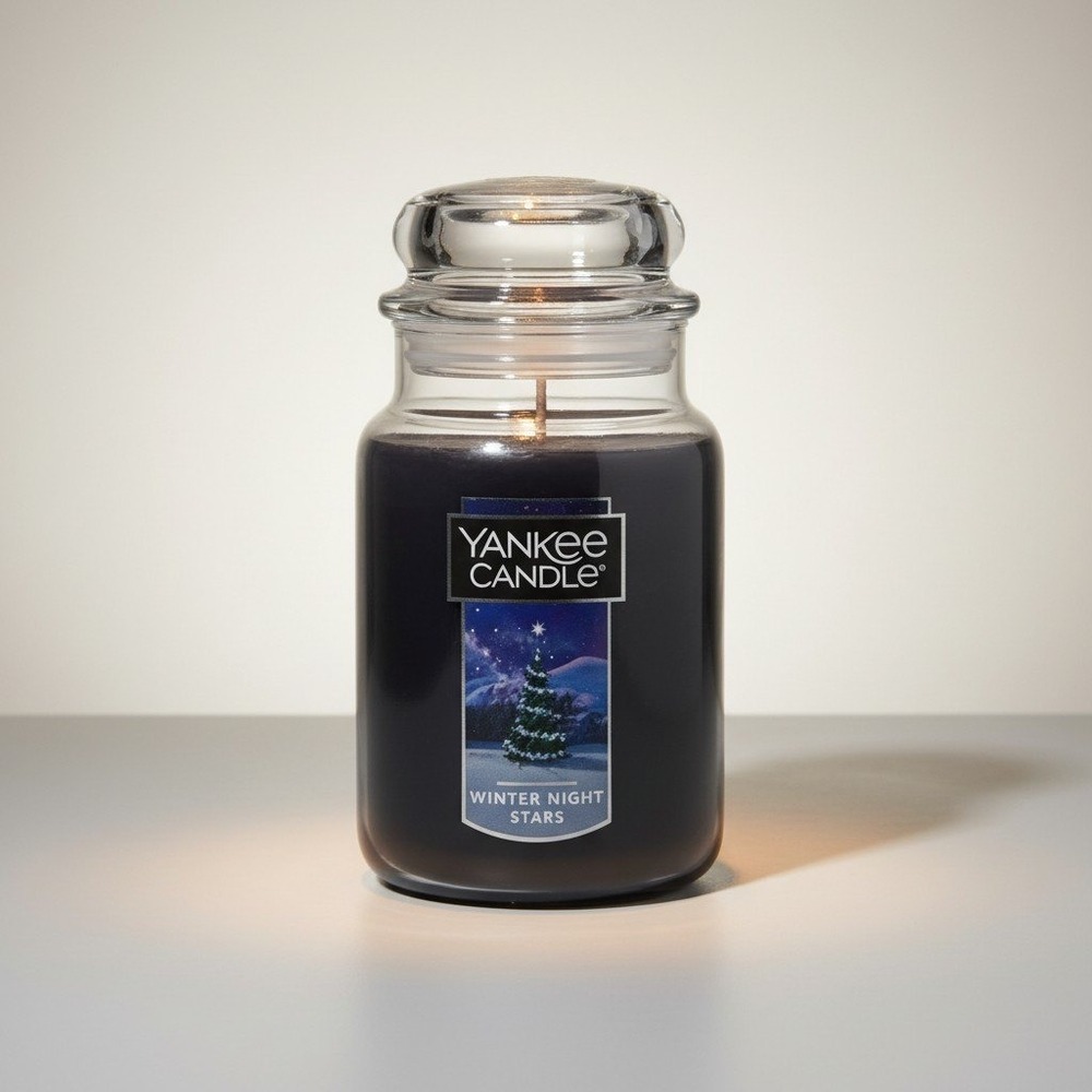 Yankee Candle Winter Night Stars Large Jar Candle - 22 oz - New